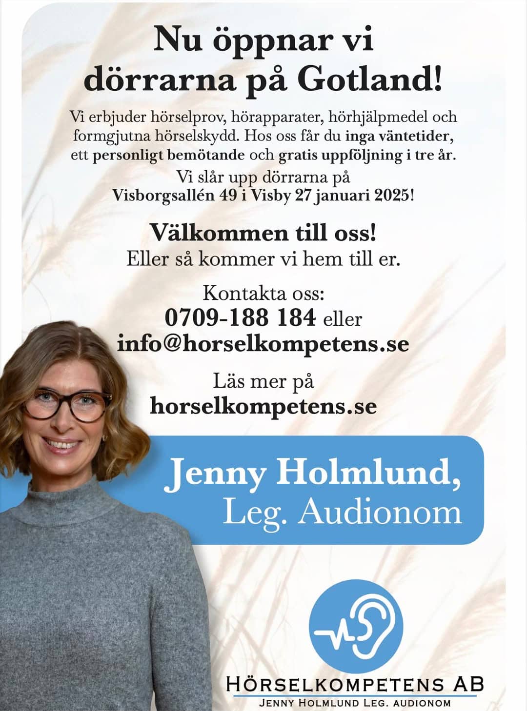 Hörselklinik och audionom på Gotland